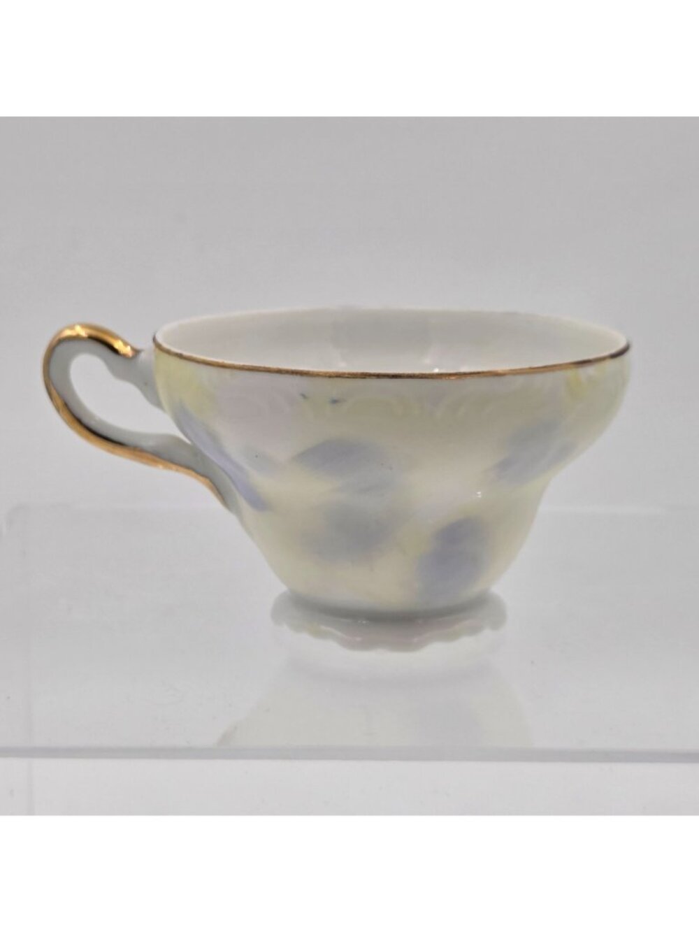 Lefton Festival SL2619 Set of 2 Snack Plate and Cup Porcelain Purple Green Grape - Picture 6 of 10